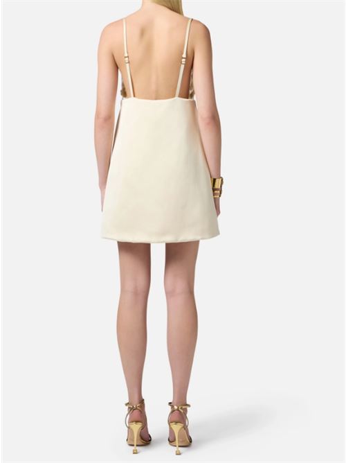 DRESS WITH 3D FLOWERS ELISABETTA FRANCHI | AB73752E2DC7 LEMONADE